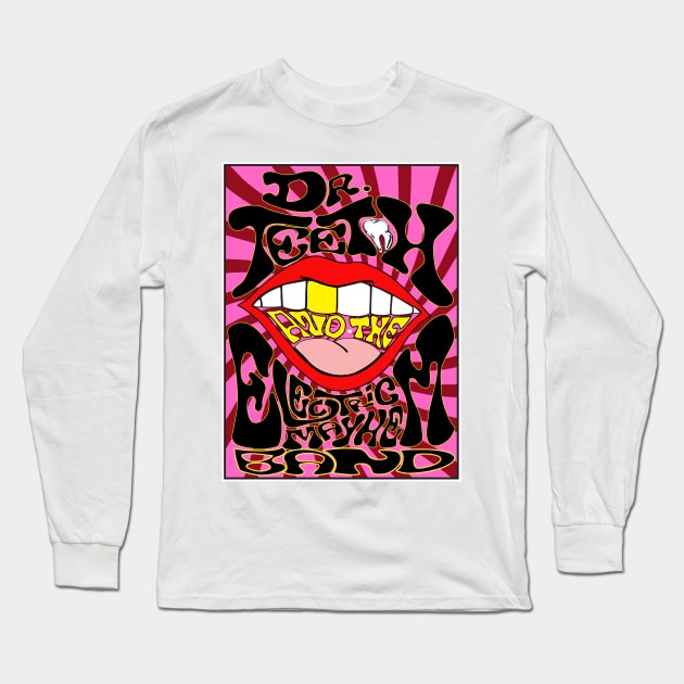 Dr. Teeth and the Electric Mayhem Band Long Sleeve T-Shirt by G. Patrick Colvin